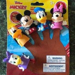 Mickey Mouse Clubhouse Bath Time Finger Puppet Set